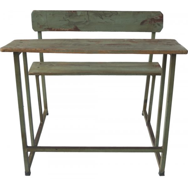 Lumang vintage bnk skrivbord 92x76 cm - Grgrn