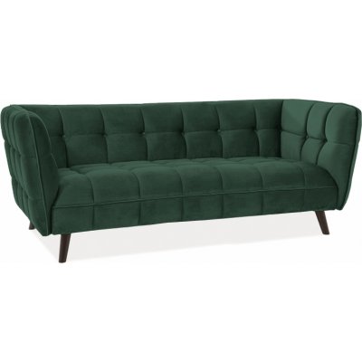 Renae 3-sits soffa i grön sammet