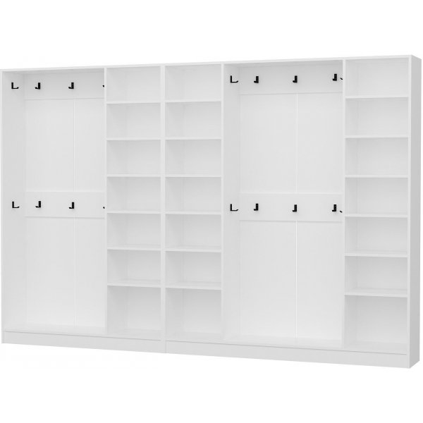 Armadio hallmöbel B 315 x 35 x 210 cm - Vit Armadio hallmöbel B 315 x 35 x 210 cm - Vit