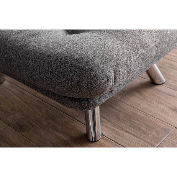 Fauteuil lit Misa - Gris clair Fauteuil lit Misa - Gris clair