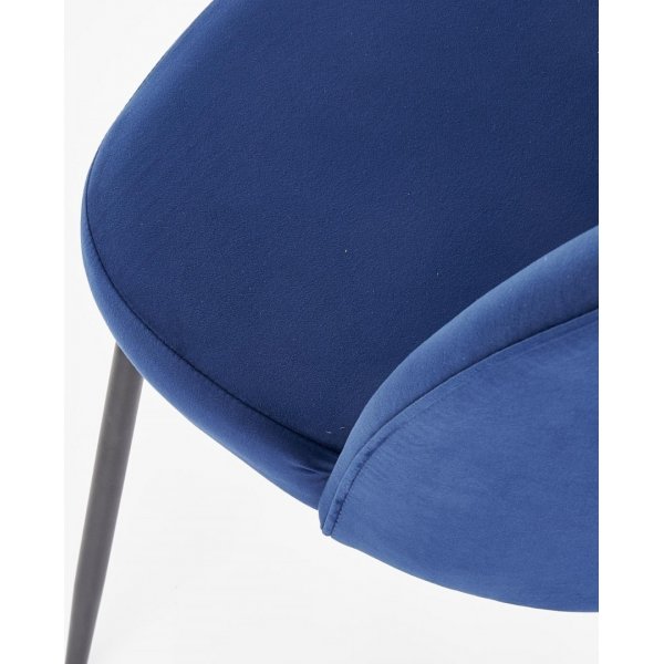 Chaise de salle à manger Noble - Bleu foncé Chaise de salle à manger Noble - Bleu foncé