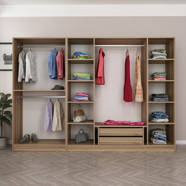 Armoire Cavolo 270x52x210 cm, variante A - Marron Armoire Cavolo 270x52x210 cm, variante A - Marron