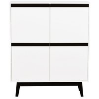 Century highboard - Vit/svart Century highboard - Vit/svart