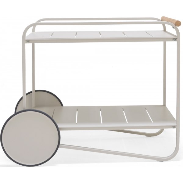 Lifestyle Garden Portals serveringsvagn - Beige/teak
