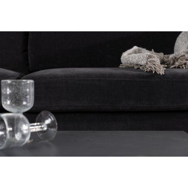 Antibes 2-sits soffa - Svart/Mörkgrå Antibes 2-sits soffa - Svart/Mörkgrå