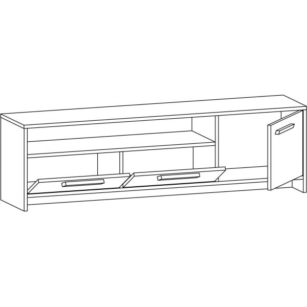 Banc multimdia Tyson - Chne/anthracite