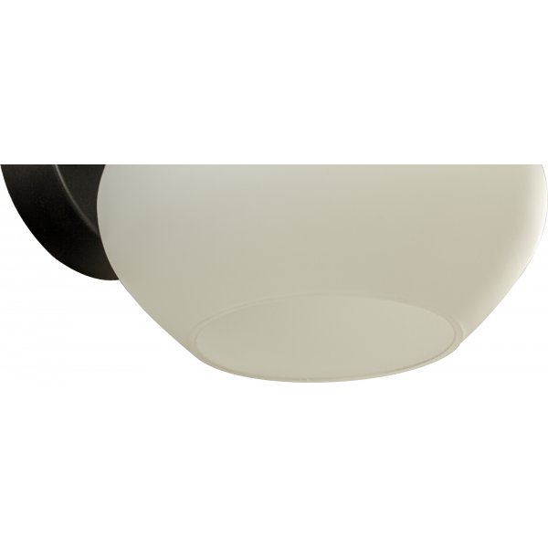 Elba wandlamp - Zwart/Opaalwit Elba wandlamp - Zwart/Opaalwit