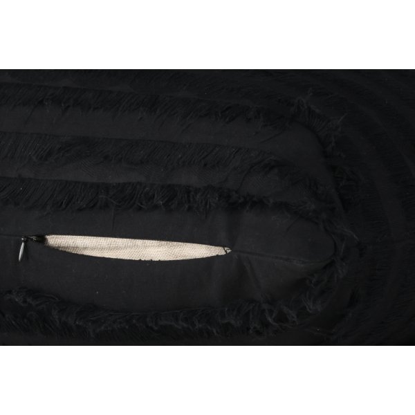 Edith kuddfodral 60 x 40 cm - Svart