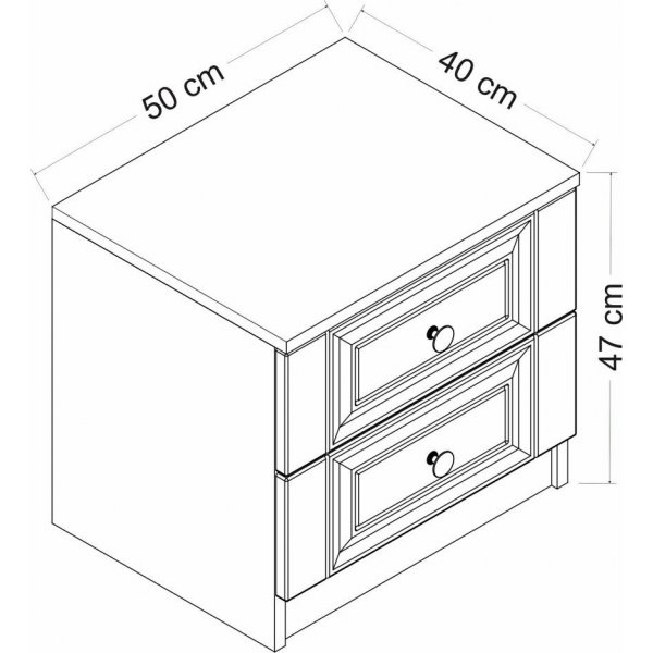Kapeto sängbord - Vit Kapeto sängbord - Vit