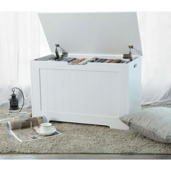 Coffre de rangement Annette - Blanc Coffre de rangement Annette - Blanc