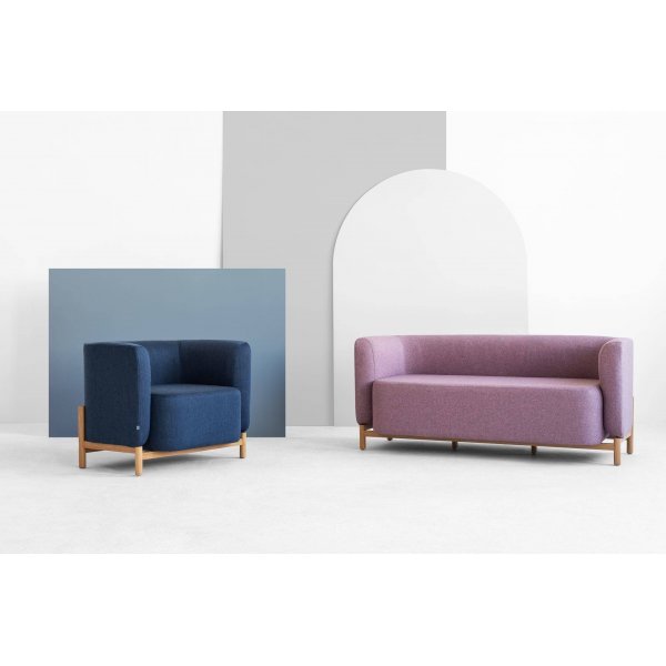 Canapé Polar 2 places - N\\\'importe quelle couleur de structure et de revêtement Canapé Polar 2 places - N\\\'importe quelle couleur de structure et de revêtement