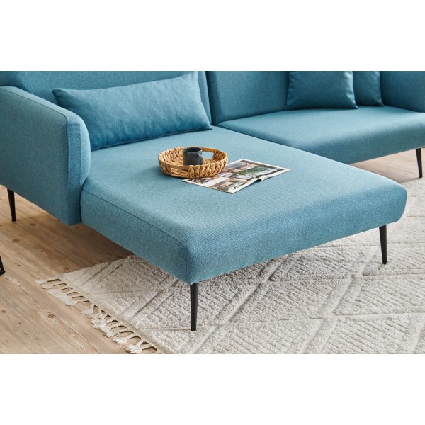 Canapé divan Revos gauche - Turquoise Canapé divan Revos gauche - Turquoise