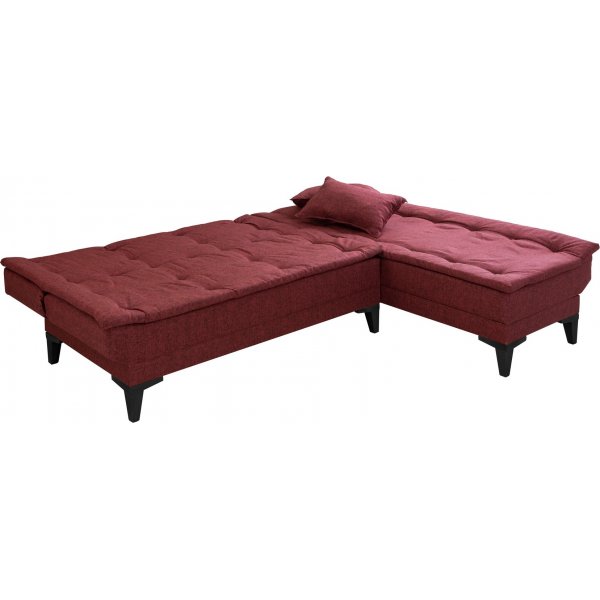 Santo divanbäddsoffa - Vinröd Santo divanbäddsoffa - Vinröd