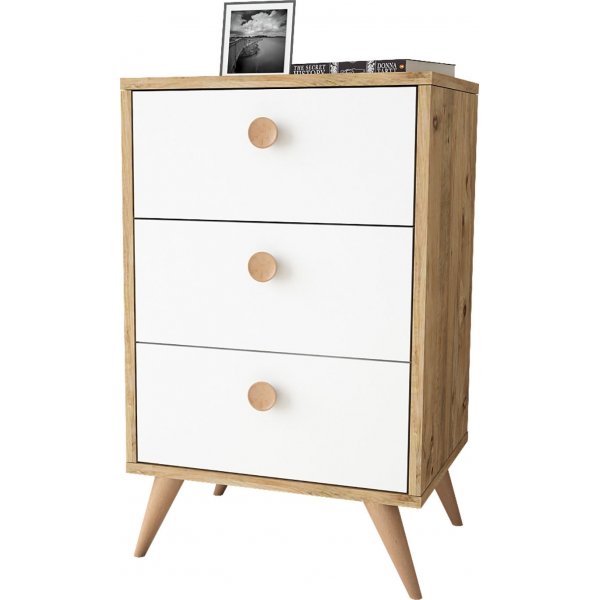 Vilamo byrå 68 - Furu/vit Vilamo byrå 68 - Furu/vit
