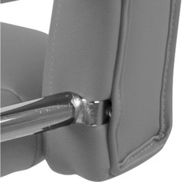 Tabouret de bar Sylvia - PU gris