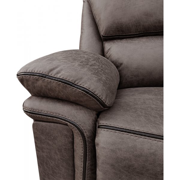Reclinerfåtölj brun (Mikrofiber) - Riverdale Reclinerfåtölj brun (Mikrofiber) - Riverdale
