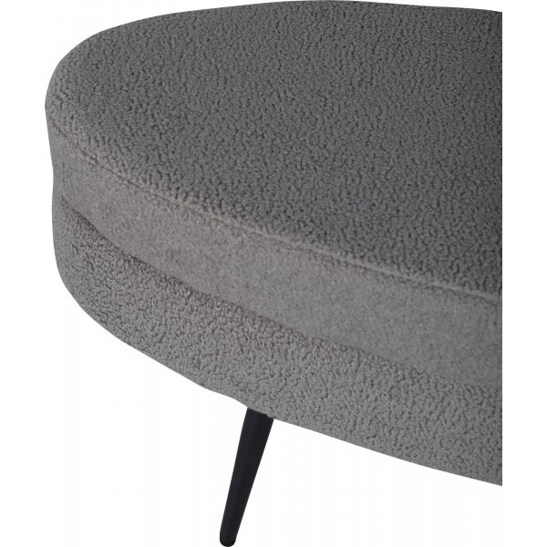 Rino sittpuff - Gråbeige teddy Rino sittpuff - Gråbeige teddy