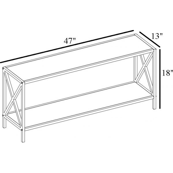 Banc multimédia Xena - Noyer/noir Banc multimédia Xena - Noyer/noir