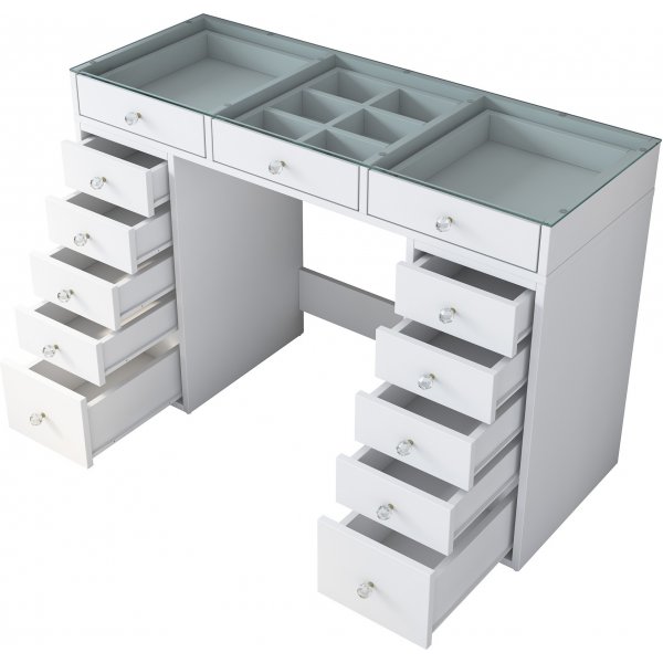 Bijou kaptafel 5 - 120 x 44,5 cm - Wit Bijou kaptafel 5 - 120 x 44,5 cm - Wit