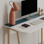 Bureau Luton 120x60 cm - Blanc/turquoise