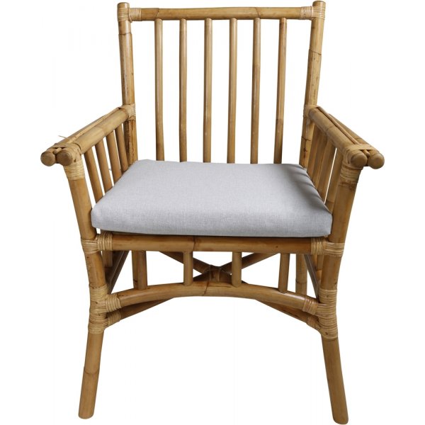 Groupe de repas extrieur Cane avec 2 chaises Cane - Naturel/Beige Sable