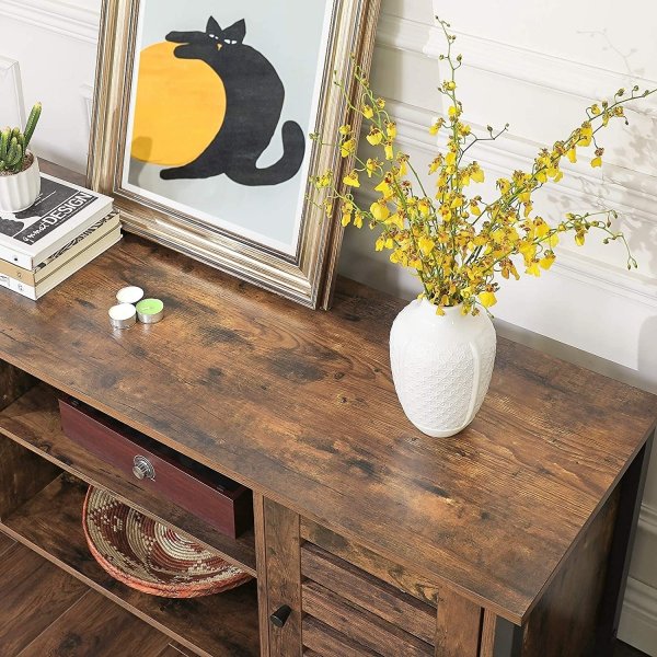 Banc multimédia Vilgot - Marron/noir Banc multimédia Vilgot - Marron/noir