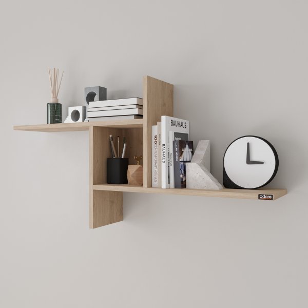 Rafa vägghylla 4 - Ek Rafa vägghylla 4 - Ek