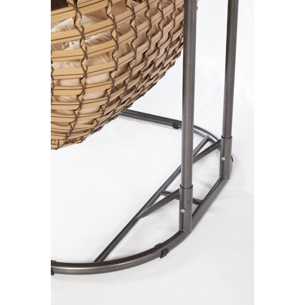 Janda hngstol - Brun/cream