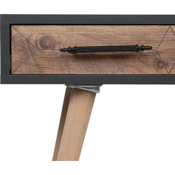 Bureau Milano 105x55 cm - Anthracite/pin