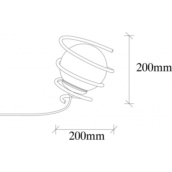 Elegance wandlamp 706-A - Zwart