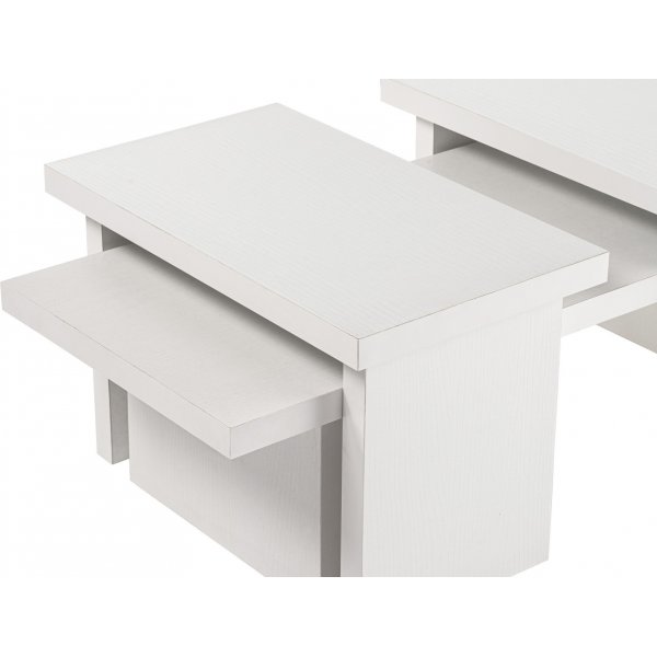 Sanctuary soffbord 110 x 45 cm - Vit trä Sanctuary soffbord 110 x 45 cm - Vit trä