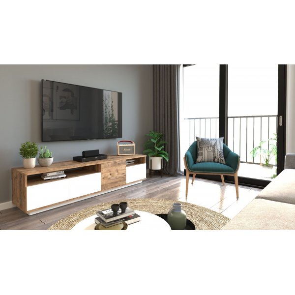 Future mediabank 5 - Grenen/wit Future mediabank 5 - Grenen/wit