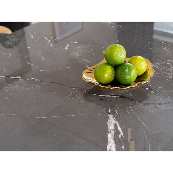 Table à manger Cyril 100 cm - Noir Table à manger Cyril 100 cm - Noir