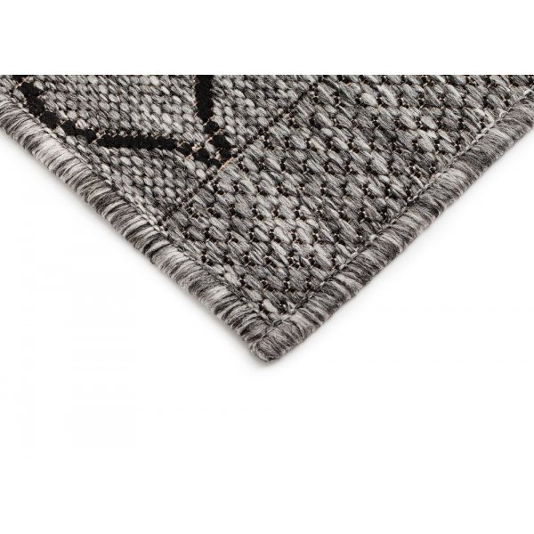 Flatvvd matta Casey - Gr/svart