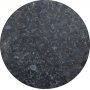 Accent soffbord rund 85 - Svart Granit / Oljad ek