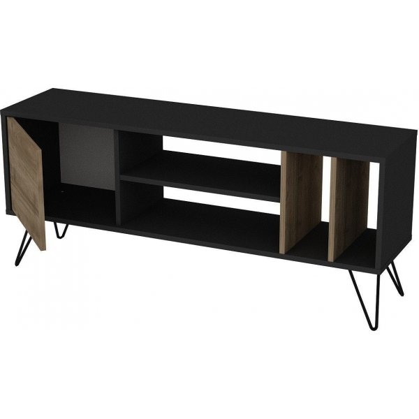 Mistico TV-bnk 140 cm - Valnt/svart