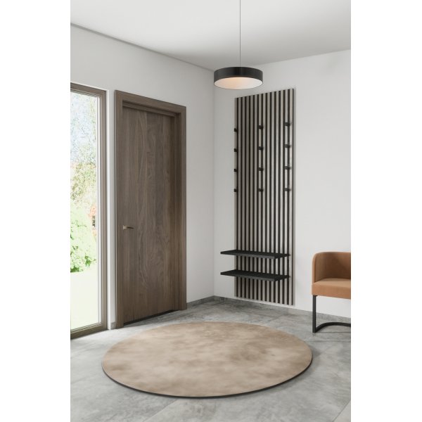 Panneau mural Nimes - Noir/blanchi