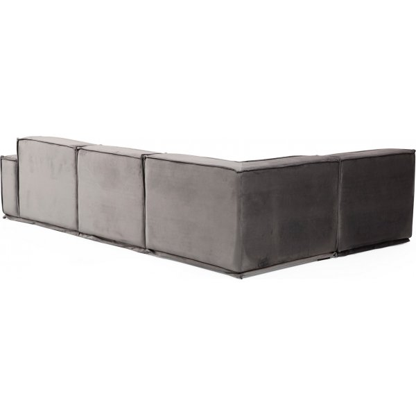 Canap d'angle Lego 190 cm Gauche - Gris