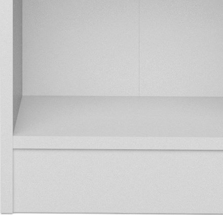 Basic låg bokhylla - Vit Basic låg bokhylla - Vit