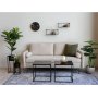 Imola 2,5-sits soffa - Beige/svart