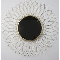 Flower spegel 90 cm - Antik mässing Flower spegel 90 cm - Antik mässing