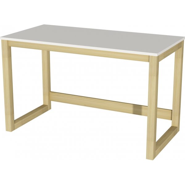 Tone skrivbord 120x60 cm - Vit/furu