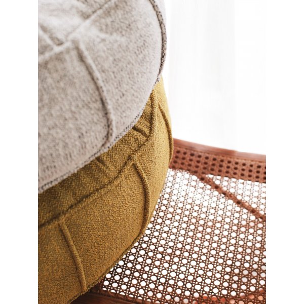 Pouf Vintage - Jaune Pouf Vintage - Jaune