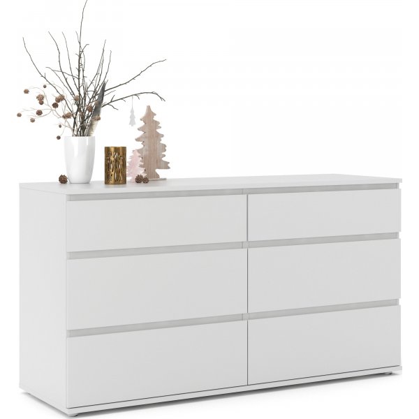 Nova ladekast met 6 lades - Wit Nova ladekast met 6 lades - Wit