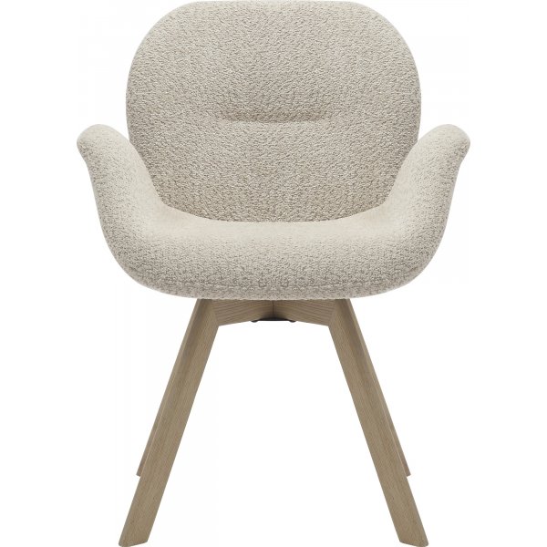 Bjerke matstol - Beige/vitpigmenterad lackad ek Bjerke matstol - Beige/vitpigmenterad lackad ek