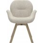 Bjerke matstol - Beige/vitpigmenterad lackad ek