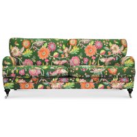 Savoy 3-sits soffa med blommigt tyg - Havanna Grön Savoy 3-sits soffa med blommigt tyg - Havanna Grön
