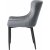 Chaise Bernt en velours gris motif losanges