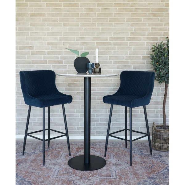 Dallas Barstol - Mörkblå/svart Dallas Barstol - Mörkblå/svart