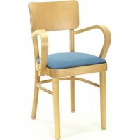 Novo karmstol med klädd sits - Valfri färg på klädsel och stomme Novo karmstol med klädd sits - Valfri färg på klädsel och stomme